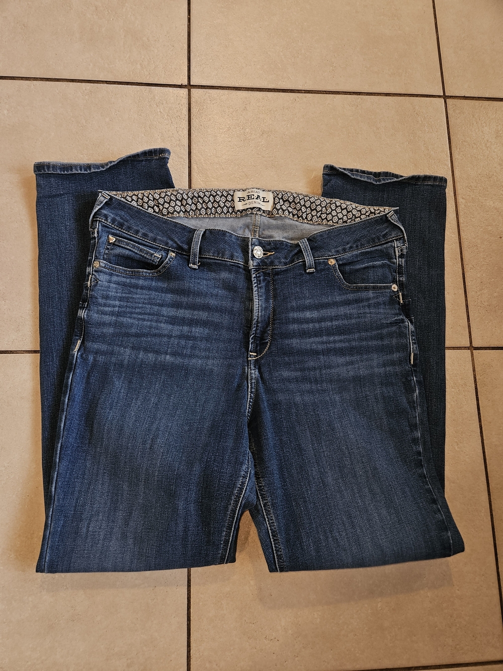 Ariat Women's Straight-Leg Jeans — Dark Indigo Wash